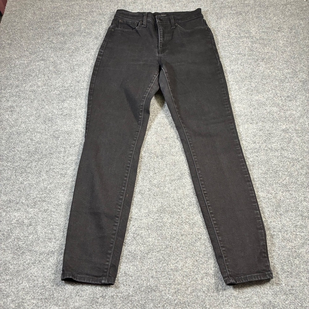 Lucky‎ Brand Bridgette Skinny Jeans Womens 8/29 Black High Rise Stretch Denim